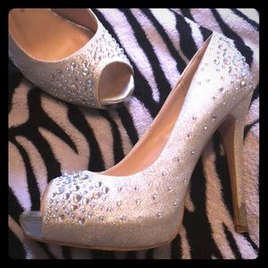 Sparkly high heels